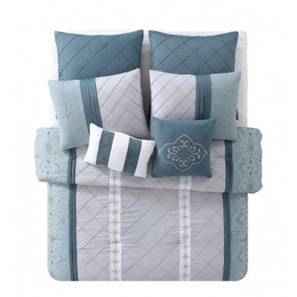 VCNY 7 Pieces king Comforter Set - Picture 4 of 6